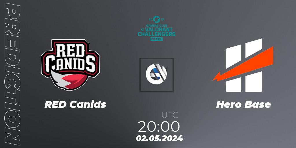 RED Canids vs Hero Base: Match Prediction. 02.05.2024 at 20:10, VALORANT, VALORANT Challengers Brazil 2024: Split 1