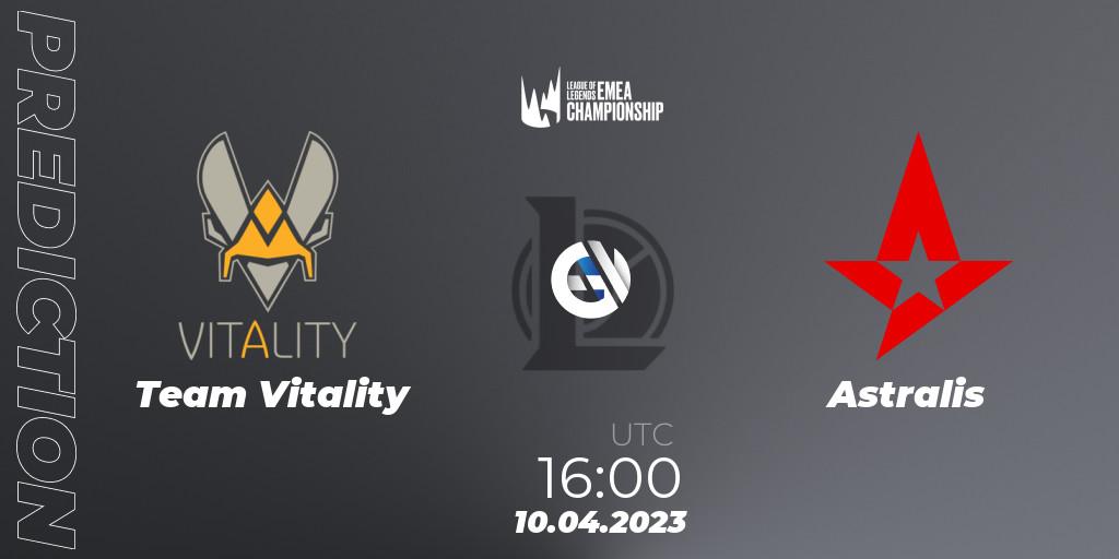 Team Vitality vs Astralis: Match Prediction. 10.04.23, LoL, LEC Spring 2023 - Group Stage