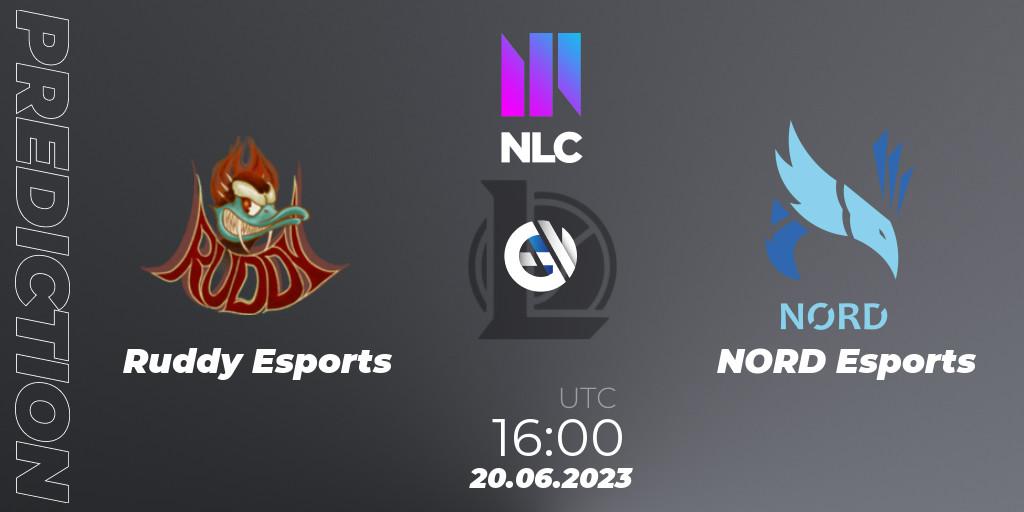 Ruddy Esports vs NORD Esports: Match Prediction. 20.06.2023 at 16:00, LoL, NLC Summer 2023 - Group Stage