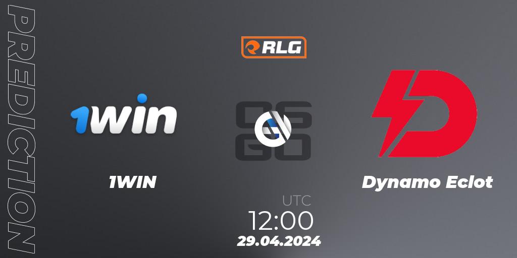 1WIN vs Dynamo Eclot: Match Prediction. 29.04.2024 at 15:00, Counter-Strike (CS2), RES European Series #3