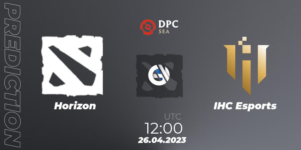 Horizon vs IHC Esports: Match Prediction. 26.04.2023 at 12:00, Dota 2, DPC 2023 Tour 2: SEA Division II (Lower)