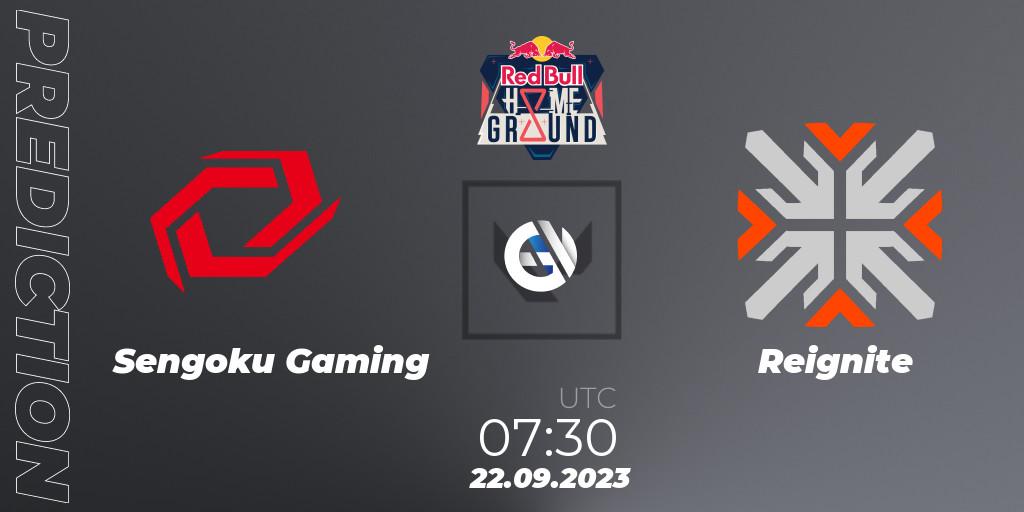 Sengoku Gaming vs Reignite: Match Prediction. 22.09.2023 at 08:20, VALORANT, Red Bull Home Ground #4 - Japanese Qualifier
