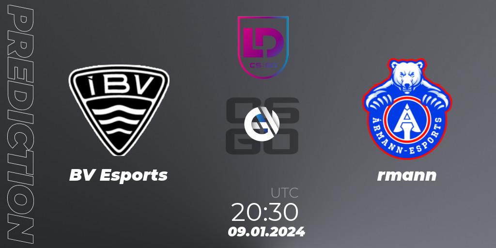 ÍBV Esports vs Ármann: Match Prediction. 09.01.2024 at 20:30, Counter-Strike (CS2), Icelandic Esports League Season 8: Regular Season