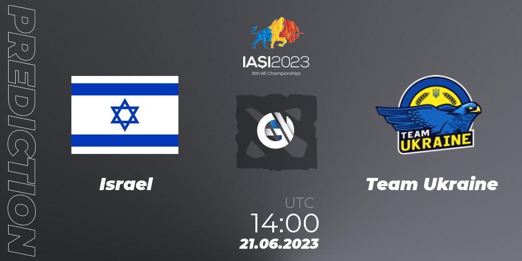 Israel vs Team Ukraine: Match Prediction. 21.06.23, Dota 2, IESF Europe B Qualifier 2023