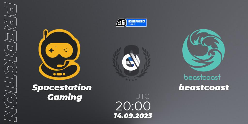 Spacestation Gaming vs beastcoast: Match Prediction. 14.09.2023 at 20:00, Rainbow Six, North America League 2023 - Stage 2