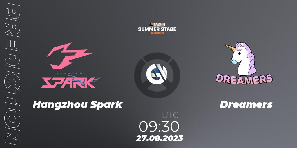 Hangzhou Spark vs Dreamers: Match Prediction. 27.08.23, Overwatch, Overwatch League 2023 - Summer Stage Knockouts