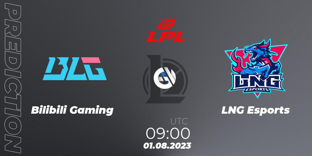 Bilibili Gaming vs LNG Esports: Match Prediction. 01.08.2023 at 09:00, LoL, LPL Summer 2023 - Playoffs