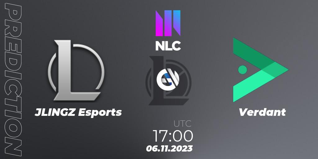 JLINGZ Esports vs Verdant: Match Prediction. 06.11.2023 at 17:00, LoL, NLC Aurora Cup 2023