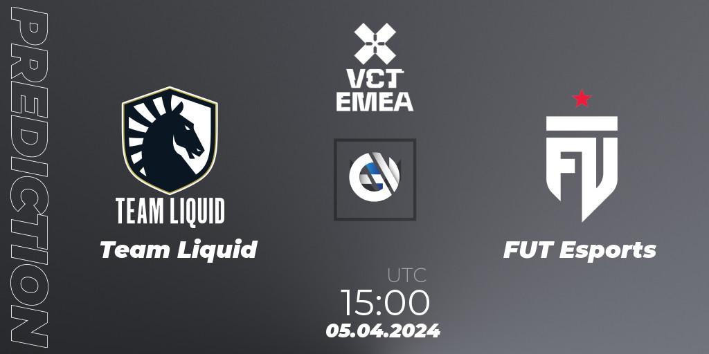 Team Liquid vs FUT Esports: Match Prediction. 05.04.24, VALORANT, VALORANT Champions Tour 2024: EMEA League - Stage 1 - Group Stage