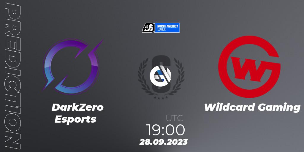 DarkZero Esports vs Wildcard Gaming: Match Prediction. 28.09.2023 at 19:00, Rainbow Six, North America League 2023 - Stage 2