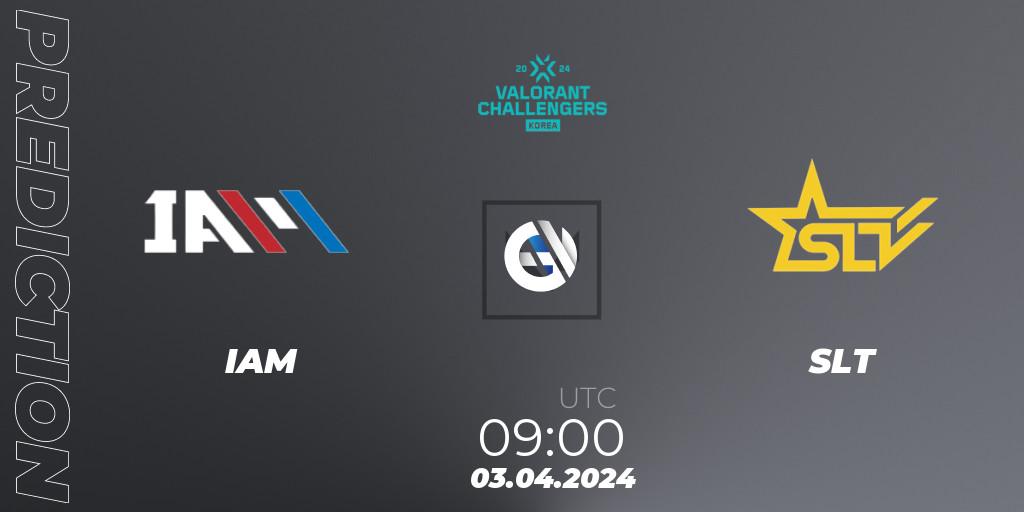 IAM vs SLT: Match Prediction. 03.04.2024 at 11:00, VALORANT, VALORANT Challengers Korea 2024: Split 1