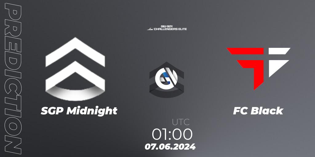 SGP Midnight vs FC Black: Match Prediction. 07.06.2024 at 00:00, Call of Duty, Call of Duty Challengers 2024 - Elite 3: NA