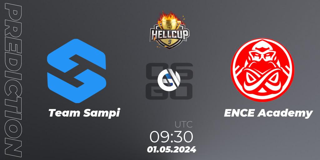 Team Sampi vs ENCE Academy: Match Prediction. 01.05.2024 at 09:30, Counter-Strike (CS2), HellCup #9