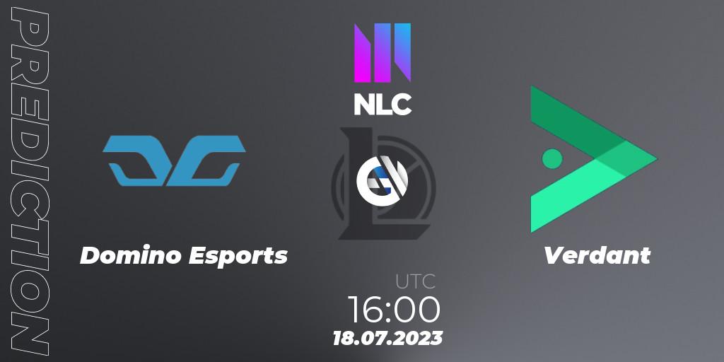 Domino Esports vs Verdant: Match Prediction. 18.07.2023 at 16:00, LoL, NLC Summer 2023 - Group Stage