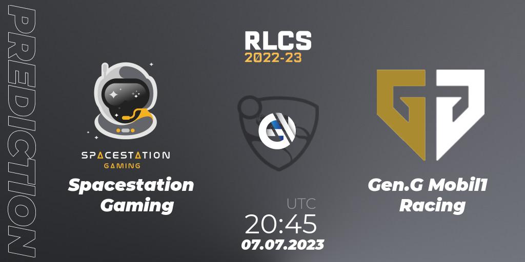 Spacestation Gaming vs Gen.G Mobil1 Racing: Match Prediction. 07.07.2023 at 20:40, Rocket League, RLCS 2022-23 Spring Major