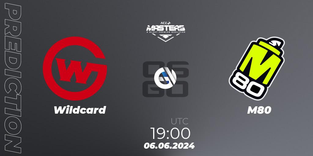 Wildcard vs M80: Match Prediction. 06.06.2024 at 19:15, Counter-Strike (CS2), Ace North American Masters Fall 2024 - BLAST Premier Qualifier