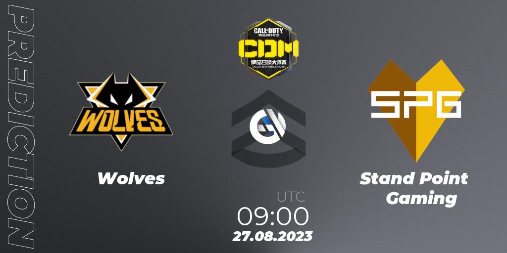 Wolves vs Stand Point Gaming: Match Prediction. 27.08.2023 at 09:00, Call of Duty, China Masters 2023 S6 - Stage 2
