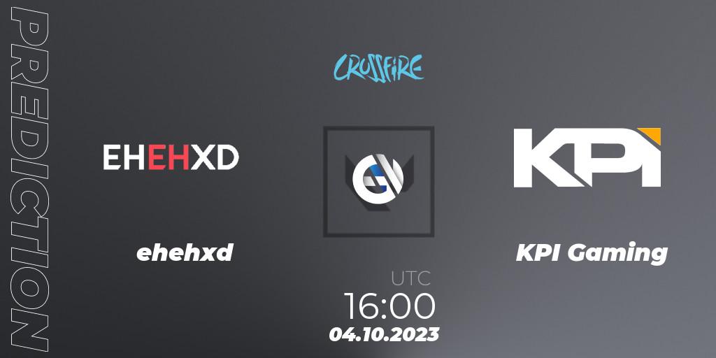 ehehxd vs KPI Gaming: Match Prediction. 04.10.2023 at 16:00, VALORANT, LVP - Crossfire Cup 2023: Contenders #1