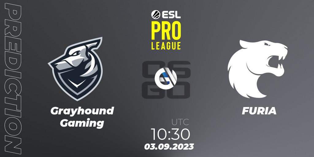 Grayhound Gaming vs FURIA: Match Prediction. 03.09.2023 at 10:30, Counter-Strike (CS2), ESL Pro League Season 18