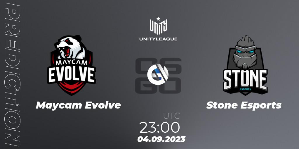 Maycam Evolve vs Stone Esports: Match Prediction. 04.09.2023 at 23:00, Counter-Strike (CS2), LVP Unity League Argentina 2023
