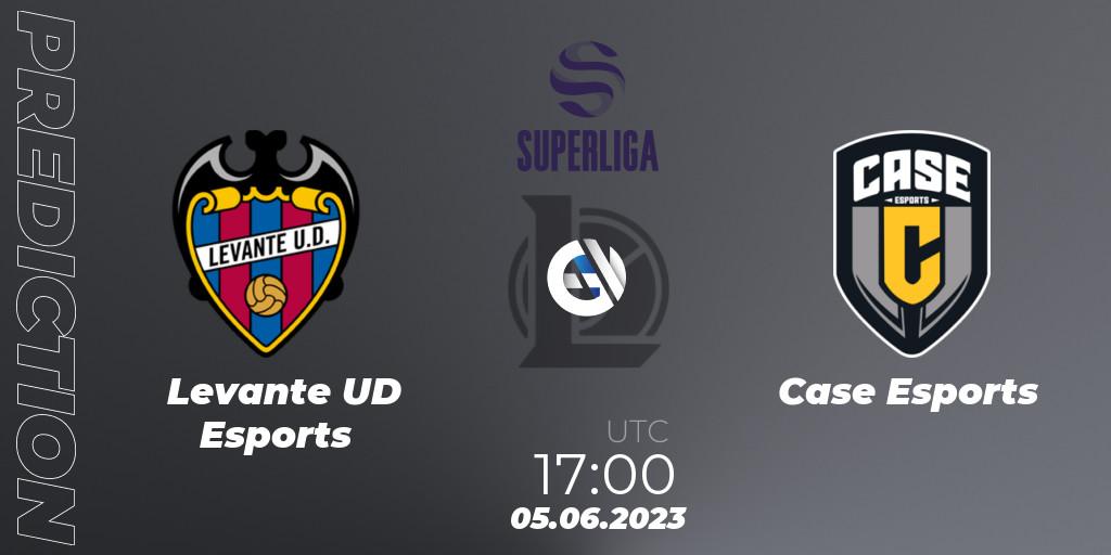 Levante UD Esports vs Case Esports: Match Prediction. 05.06.23, LoL, LVP Superliga 2nd Division 2023 Summer