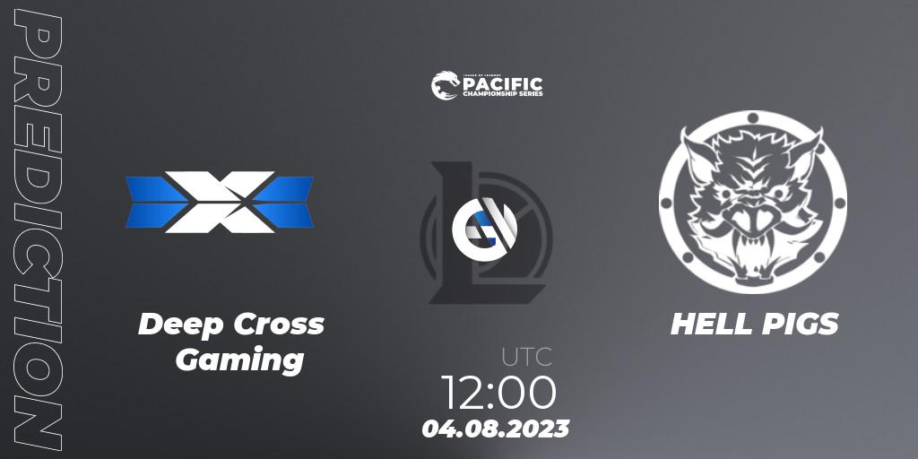 Deep Cross Gaming vs HELL PIGS: Match Prediction. 05.08.23, LoL, PACIFIC Championship series Group Stage