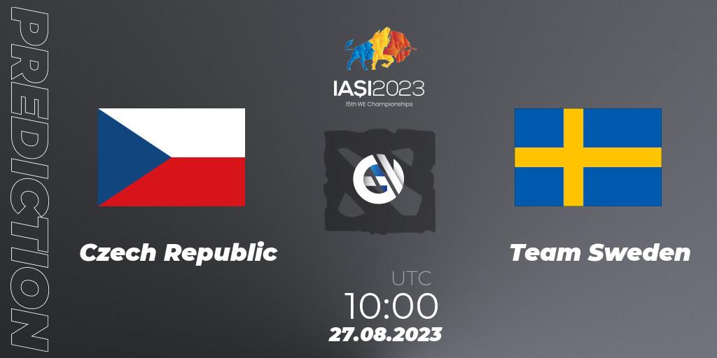 Czech Republic vs Team Sweden: Match Prediction. 27.08.2023 at 11:30, Dota 2, IESF World Championship 2023