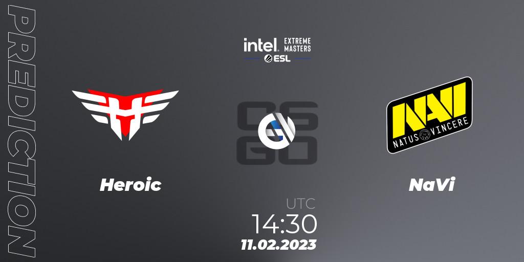 Heroic vs NaVi: Match Prediction. 11.02.23, CS2 (CS:GO), IEM Katowice 2023