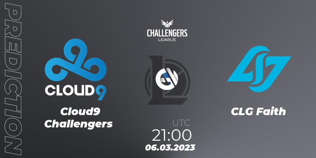 Cloud9 Challengers vs CLG Faith: Match Prediction. 06.03.23, LoL, NACL 2023 Spring - Group Stage