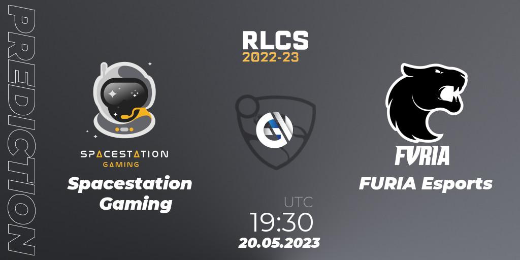 Spacestation Gaming vs FURIA Esports: Match Prediction. 20.05.2023 at 19:30, Rocket League, RLCS 2022-23 - Spring: North America Regional 2 - Spring Cup
