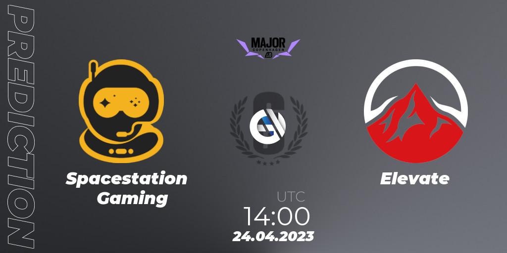 Spacestation Gaming vs Elevate: Match Prediction. 24.04.2023 at 14:00, Rainbow Six, BLAST R6 Major Copenhagen 2023