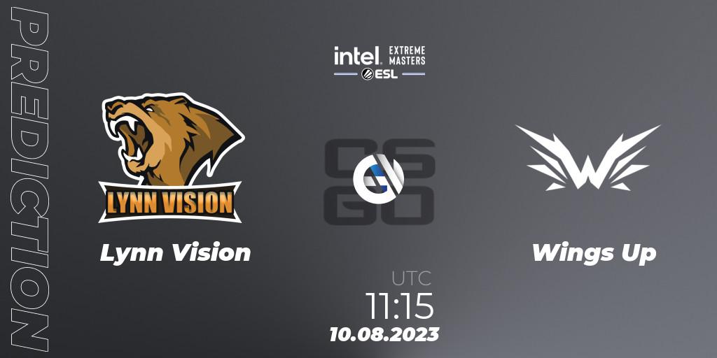 Lynn Vision vs Wings Up: Match Prediction. 10.08.2023 at 11:15, Counter-Strike (CS2), IEM Sydney 2023 Asia Open Qualifier 1