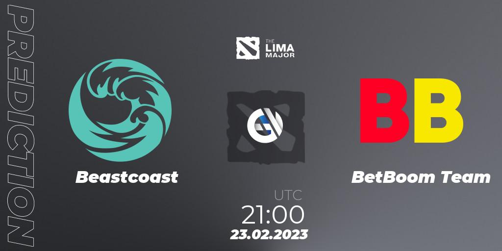 Beastcoast vs BetBoom Team: Match Prediction. 23.02.23, Dota 2, The Lima Major 2023