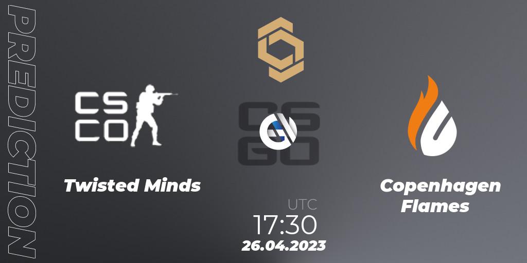 Twisted Minds vs Copenhagen Flames: Match Prediction. 26.04.23, CS2 (CS:GO), CCT South Europe Series #4