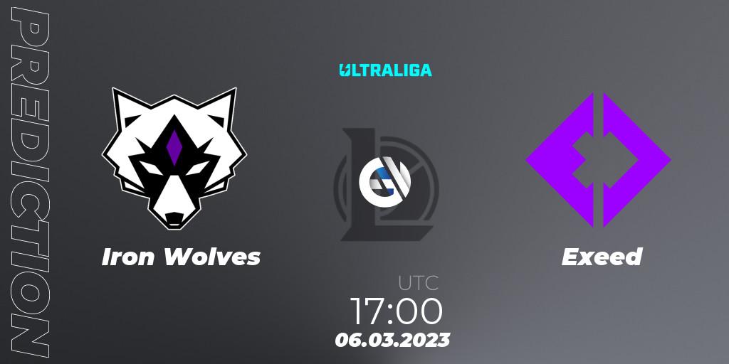 Iron Wolves vs Exeed: Match Prediction. 06.03.2023 at 17:00, LoL, Ultraliga Season 9 - Group Stage