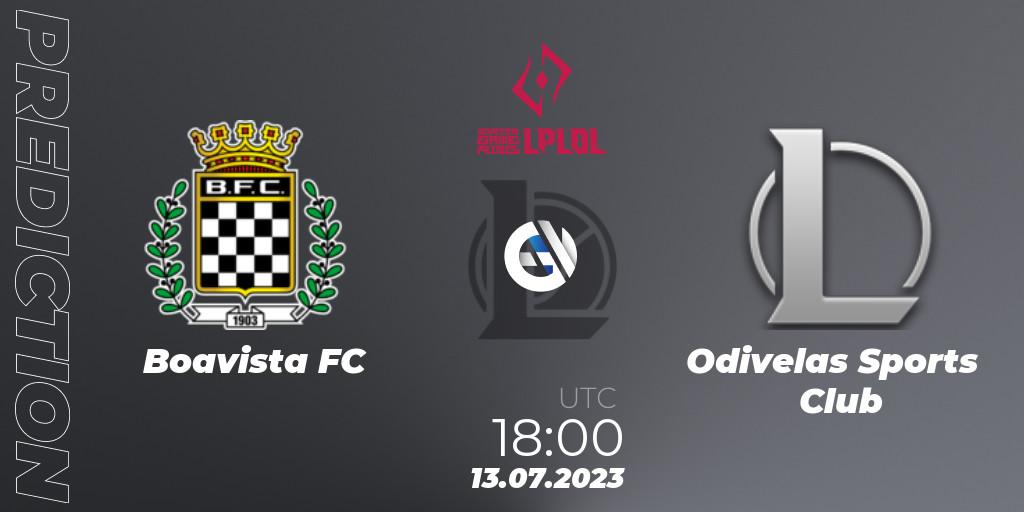 Boavista FC vs Odivelas Sports Club: Match Prediction. 13.07.23, LoL, LPLOL Split 2 2023 - Group Stage