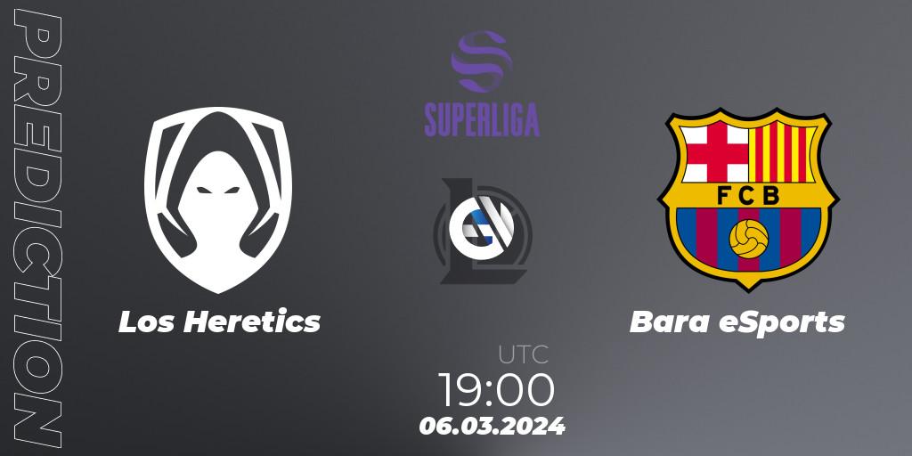 Los Heretics vs Barça eSports: Match Prediction. 06.03.24, LoL, Superliga Spring 2024 - Group Stage