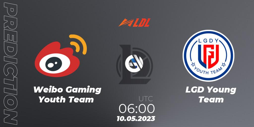Weibo Gaming Youth Team vs LGD Young Team: Match Prediction. 10.05.2023 at 06:00, LoL, LDL 2023 - Regular Season - Stage 2