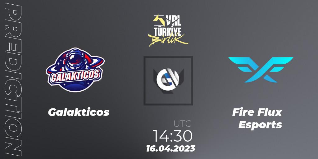Galakticos vs Fire Flux Esports: Match Prediction. 16.04.2023 at 14:30, VALORANT, VALORANT Challengers 2023: Turkey Split 2 - Regular Season