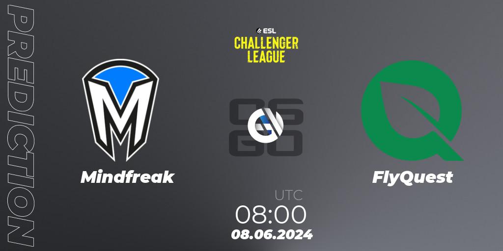 Mindfreak vs FlyQuest: Match Prediction. 08.06.2024 at 08:00, Counter-Strike (CS2), ESL Challenger League Season 47: Oceania