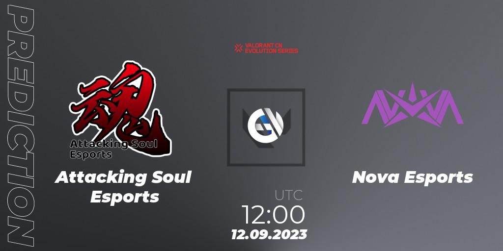 Attacking Soul Esports vs Nova Esports: Match Prediction. 12.09.23, VALORANT, VALORANT China Evolution Series Act 1: Variation - Play-In