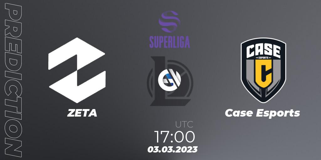ZETA vs Case Esports: Match Prediction. 03.03.2023 at 17:00, LoL, LVP Superliga 2nd Division Spring 2023 - Group Stage