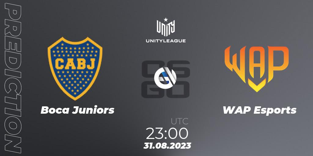 Boca Juniors vs WAP Esports: Match Prediction. 31.08.2023 at 23:00, Counter-Strike (CS2), LVP Unity League Argentina 2023