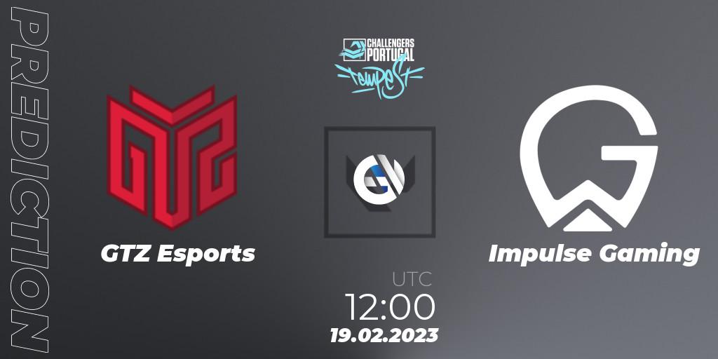 GTZ Esports vs Impulse Gaming: Match Prediction. 19.02.2023 at 12:00, VALORANT, VALORANT Challengers 2023 Portugal: Tempest Split 1