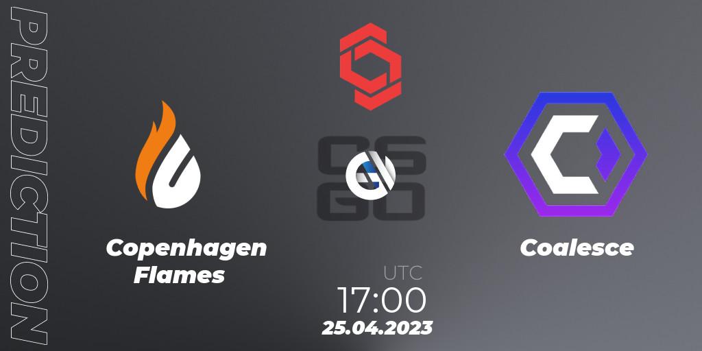 Copenhagen Flames vs Coalesce: Match Prediction. 25.04.23, CS2 (CS:GO), CCT Central Europe Series #6