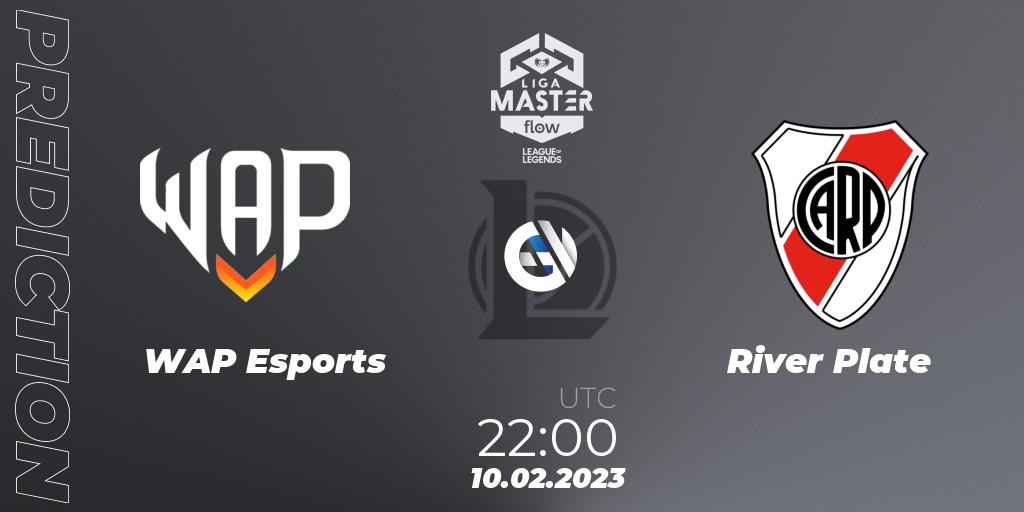 WAP Esports vs River Plate: Match Prediction. 10.02.23, LoL, Liga Master Opening 2023 - Group Stage