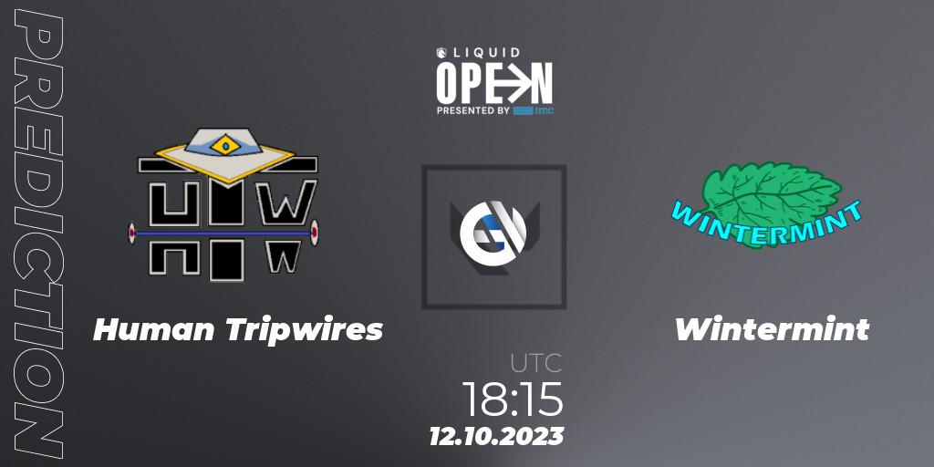Human Tripwires vs Wintermint: Match Prediction. 13.10.2023 at 16:00, VALORANT, Liquid Open 2023 - Europe