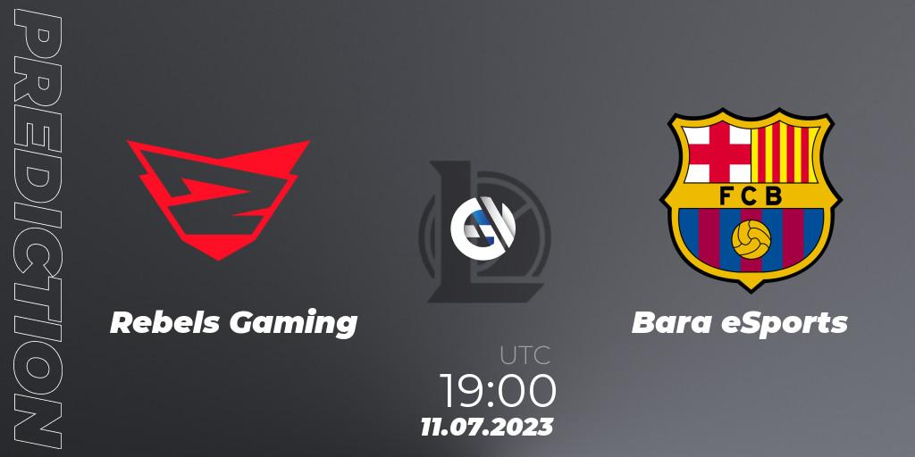 Rebels Gaming vs Barça eSports: Match Prediction. 11.07.2023 at 19:00, LoL, Superliga Summer 2023 - Group Stage
