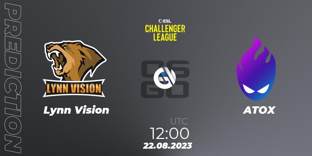 Lynn Vision vs ATOX: Match Prediction. 22.08.2023 at 12:00, Counter-Strike (CS2), ESL Challenger League Season 46: Asia-Pacific