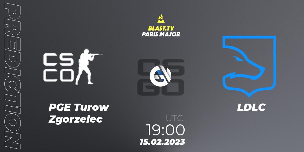 PGE Turow Zgorzelec vs LDLC: Match Prediction. 15.02.23, CS2 (CS:GO), BLAST.tv Paris Major 2023 Europe RMR Open Qualifier 2